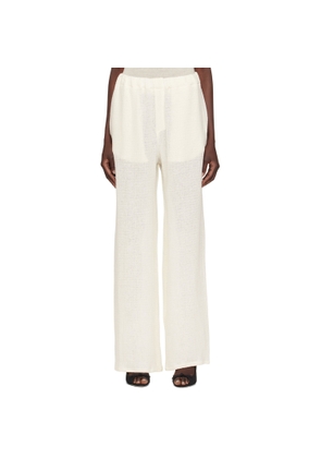 Ludovic de Saint Sernin Off-White Elasticized Waistband Trousers