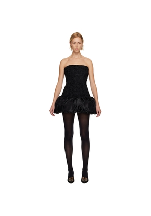 Nicklas Skovgaard SSENSE Exclusive Black Flora Minidress