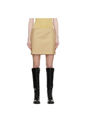 Sportmax Beige Edda Miniskirt