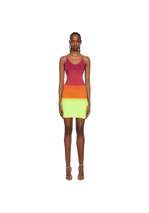 GCDS Multicolor Degradé Minidress