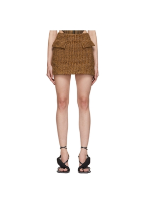 KNWLS Brown SDR Miniskirt