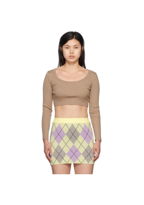 Nφdress Brown Polyester Sweater