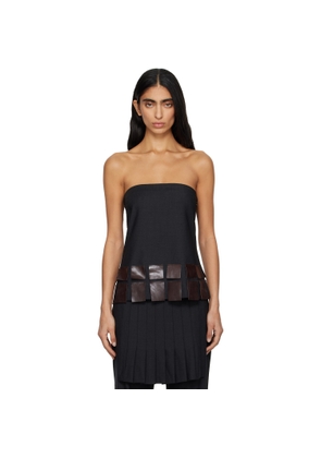 Paloma Wool Black Diana Tank Top