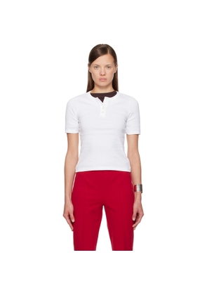 FLORE FLORE White Jess Henley