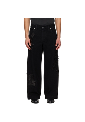 Song for the Mute Black TKL Edition Faded Jeans