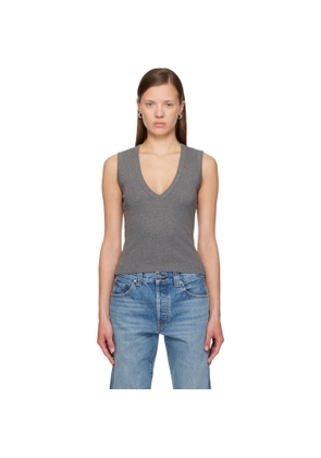 FLORE FLORE Gray Dewi Tank Top