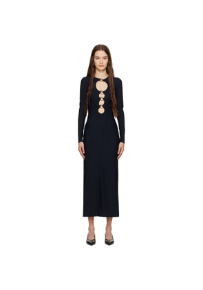 Burberry Black Cutout Maxi Dress