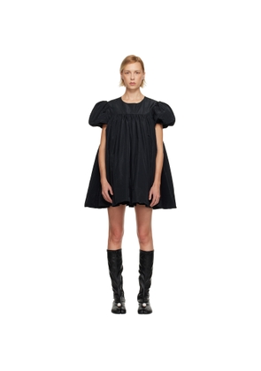 Sandy Liang Black Miyo Minidress