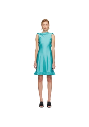 Sandy Liang Blue Prim Midi Dress