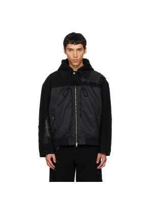 Song for the Mute Black TKL Edition Faded Denim Jacket