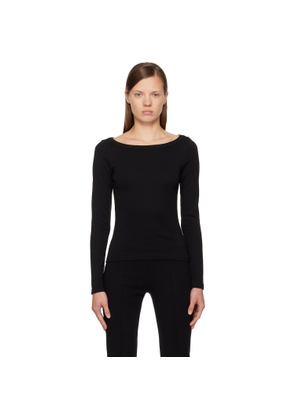 FLORE FLORE Black Steffi Longsleeve T-shirt