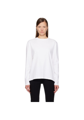 FLORE FLORE White Maggie Longsleeve T-shirt
