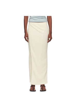 Baserange Off-White Brig Maxi Skirt