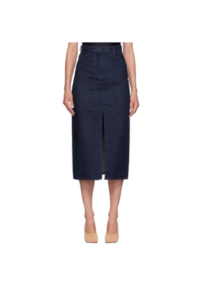 16Arlington Indigo Ille Denim Midi Skirt