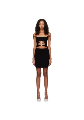 MACH & MACH Black Matilde Minidress
