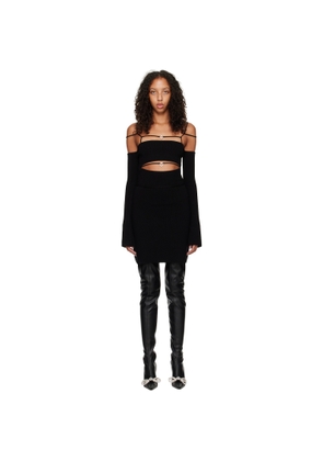 MACH & MACH Black Stormi Minidress