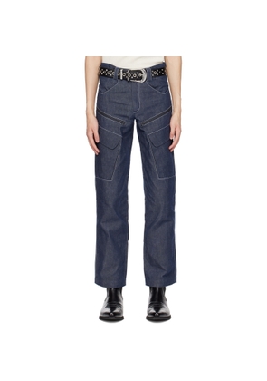 paria /FARZANEH Blue Utility Jeans