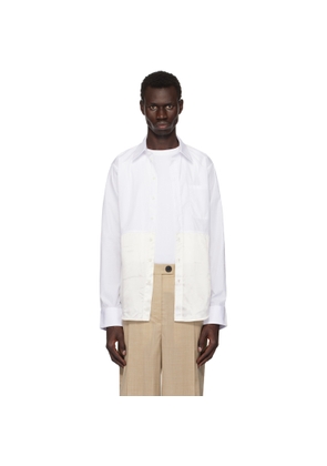 Peter Do White & Off-White Combo Office Shirt