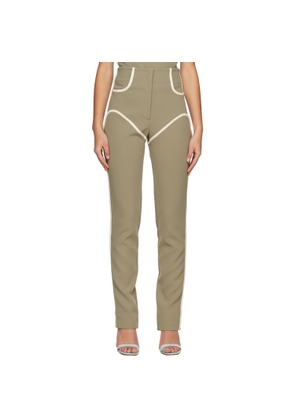 Paris Georgia Khaki Cowboy Trousers