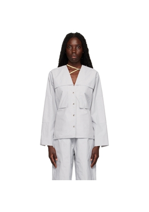 Paris Georgia Blue Field Jacket