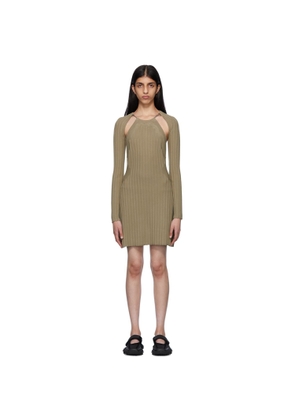 EYTYS Khaki Cleo Minidress
