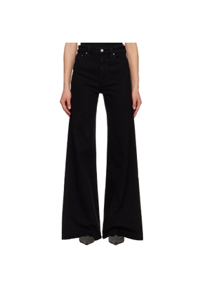 KHAITE Black Dane Stretch Jeans