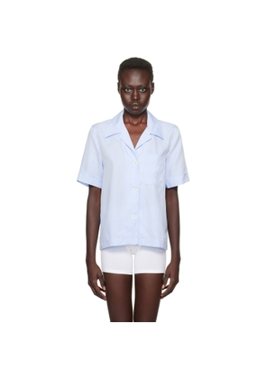 CDLP Blue Short Sleeve Pyjama Shirt