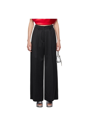 Simone Rocha Gray Furry Welt Pocket Trousers