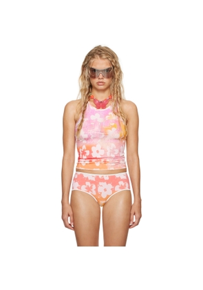 I'm Sorry by Petra Collins SSENSE Exclusive Pink Mimi Wade Edition Tankini Tank Top