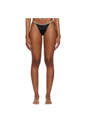 NUÉ Black Rosie Thong