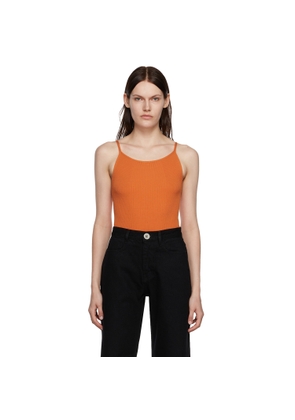 LOW CLASSIC Orange Rib Bodysuit