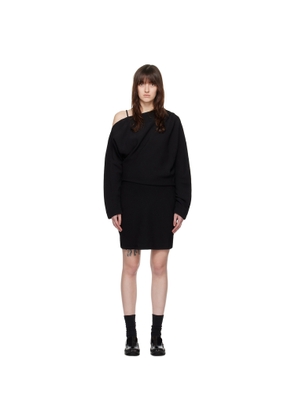 WYNN HAMLYN Black Holly Minidress