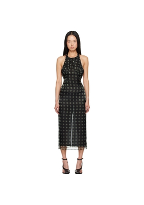 16Arlington Black Zita Midi Dress