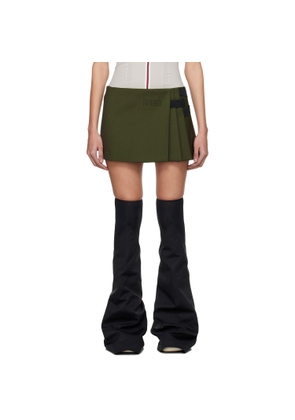 HYEIN SEO SSENSE Exclusive Khaki Miniskirt
