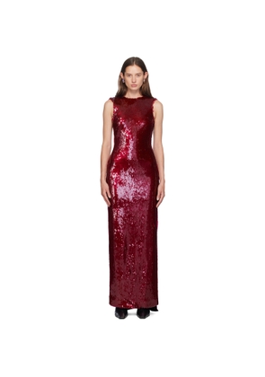 16Arlington Burgundy Simm Gown Maxi Dress