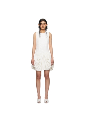 Wed SSENSE Exclusive White Bubble Hem Minidress