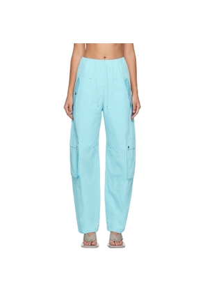 Paris Georgia Blue Elevated Cargo Pants