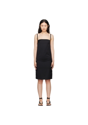 Loulou de Saison Black Blanca Minidress