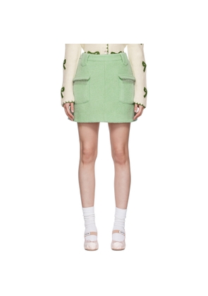 Shrimps Green Rose Miniskirt