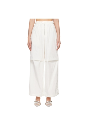 Dion Lee Off-White Flight Trousers