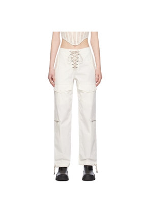 Dion Lee Off-White Hiking Pocket Trousers