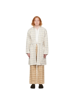 young n sang Gray Serene Rural Landscapes Coat