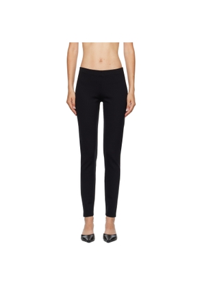 The Row Black Woolworth Leggings