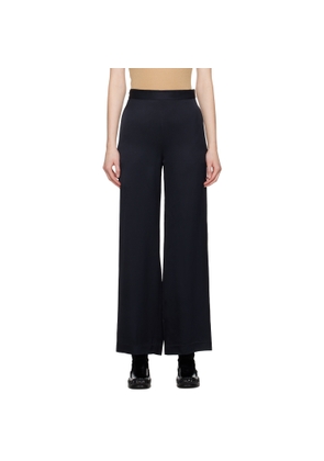 6397 Navy Liquid Trousers