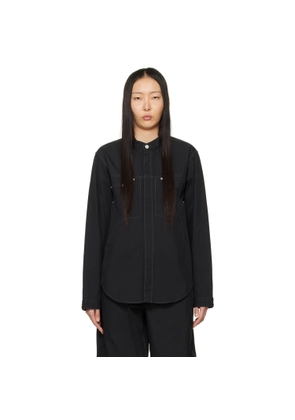 Dion Lee Black Rivet Denim Jacket