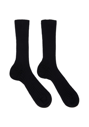 The Row Black Calf Socks