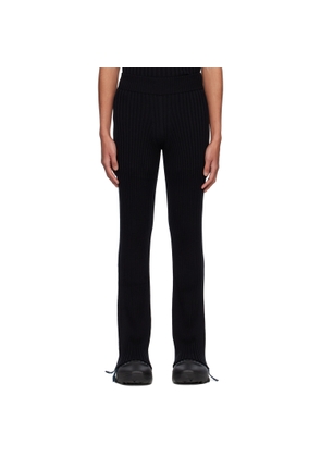 Dion Lee Black Gathered Utility Lounge Pants