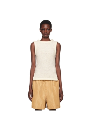 Staud Off-White Aerin Tank Top