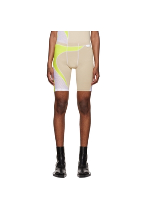 GmbH Beige Biker Shorts