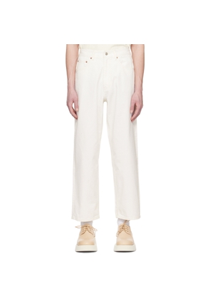 LE17SEPTEMBRE White Five-Pocket Jeans